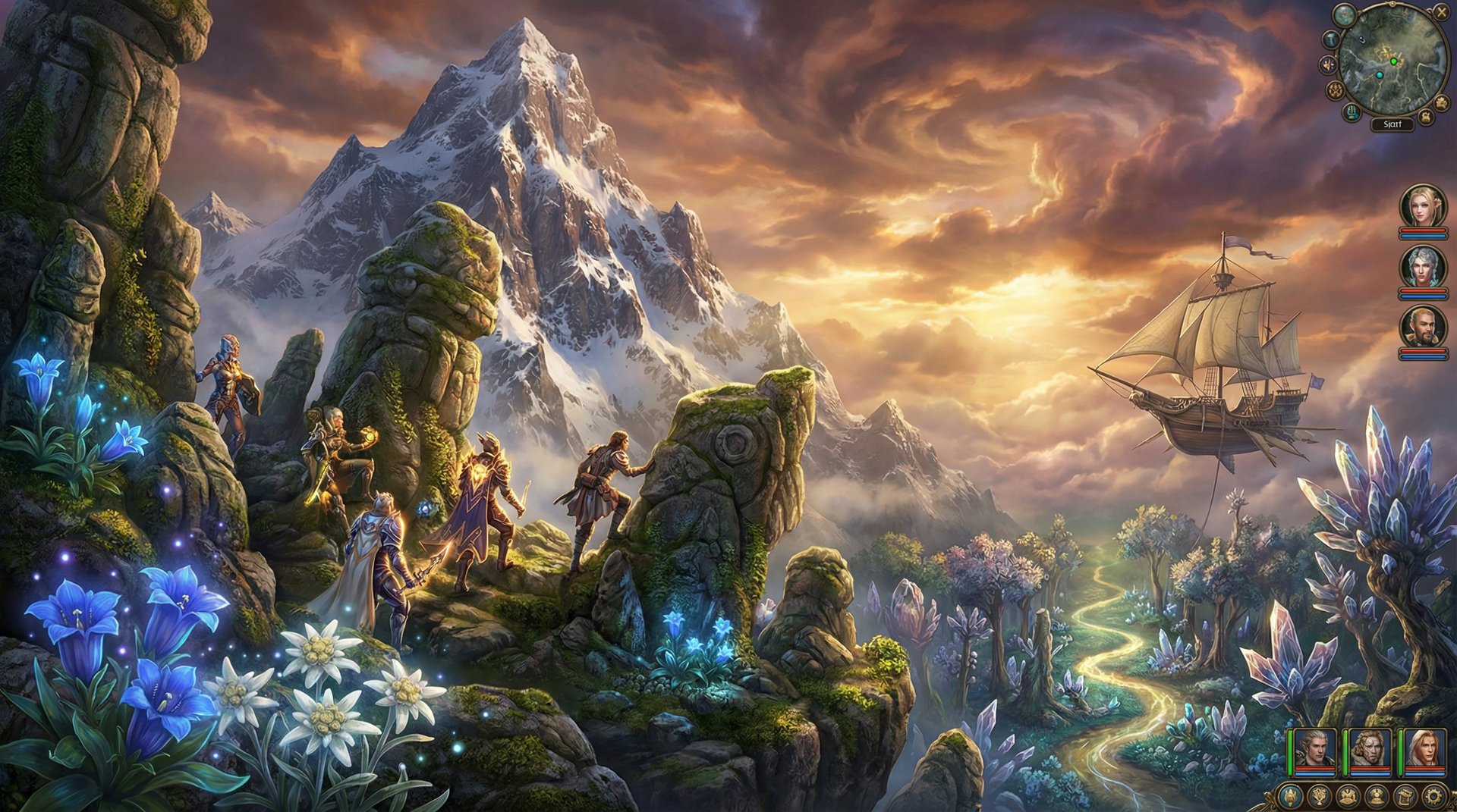 人兽高山植物科考纪录视频